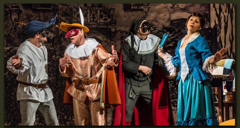  Le maschere umbre della Commedia dell'Arte 